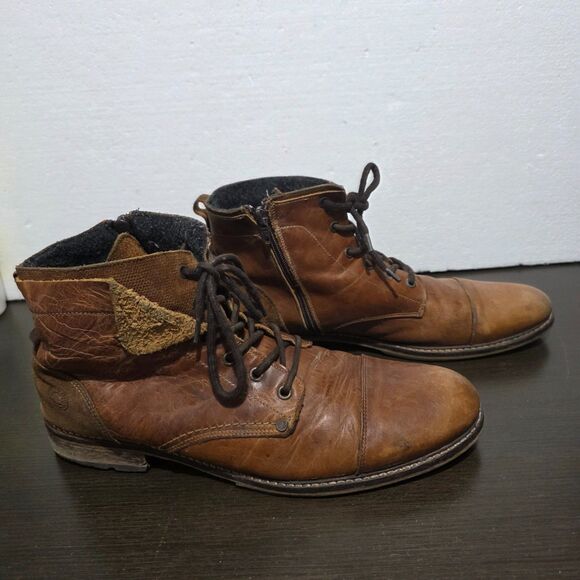 Bull Boxer Kelden Chukka Cap Toe Brown Leather Boot Handcrafted EUR 46 US 13 main image 5